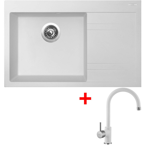 Sinks RIM 780 L Milk + Vitalia GR