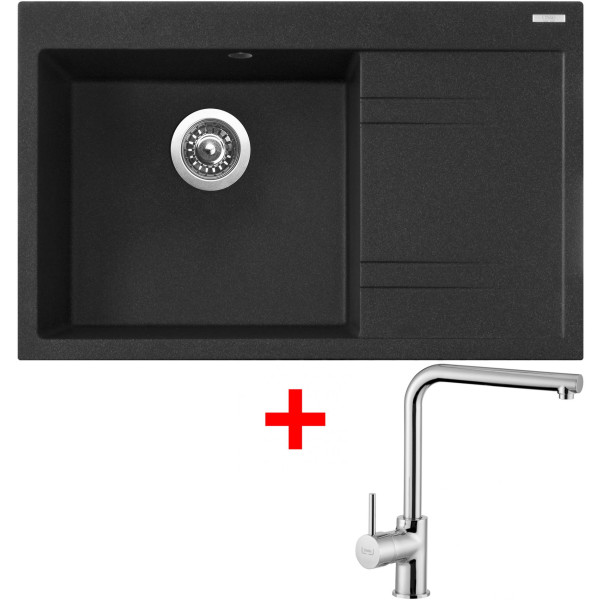 Sinks RIM 780 L Granblack + Elka