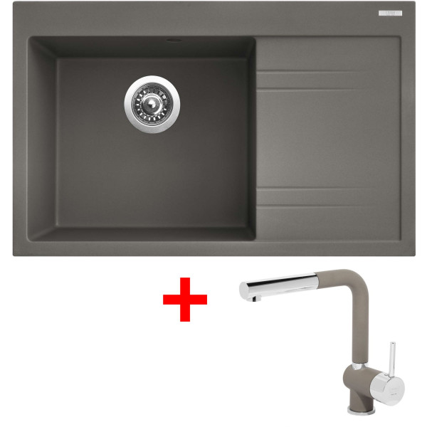 Sinks RIM 780 L Truffle + Mix 3 P GR
