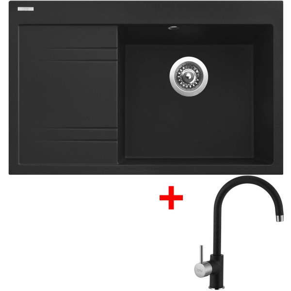 Sinks RIM 780 P Metalblack + Vitalia GR