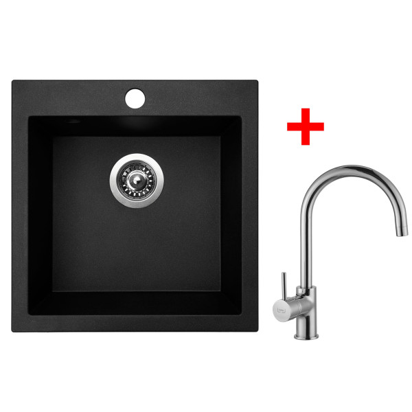 Sinks VIVA 455 Granblack + Vitalia
