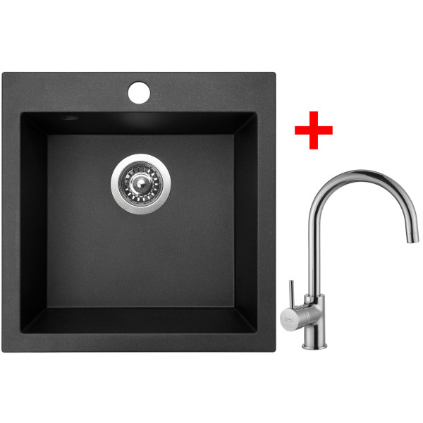 Sinks VIVA 455 Metalblack + Vitalia