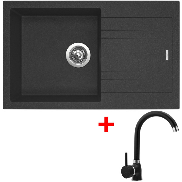Sinks LINEA 780 Granblack + Polo GR
