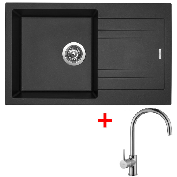 Sinks LINEA 780 Metalblack + Vitalia