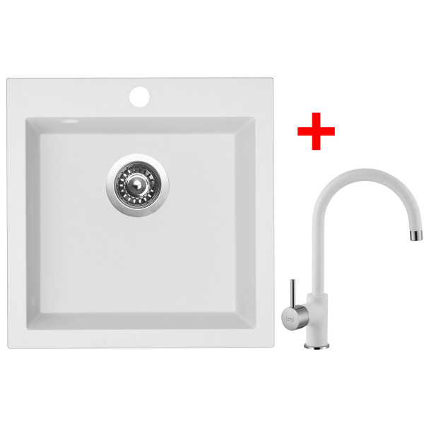 Sinks VIVA 455 Milk + Vitalia GR