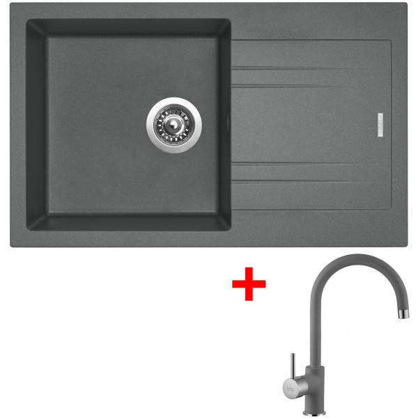Sinks LINEA 780 Titanium + Vitalia GR