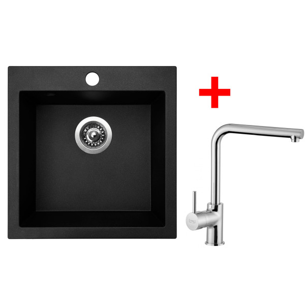 Sinks VIVA 455 Granblack + Elka