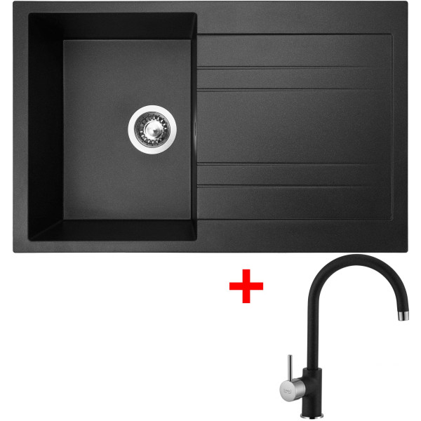 Sinks GRANDE 800 Granblack + Vitalia GR