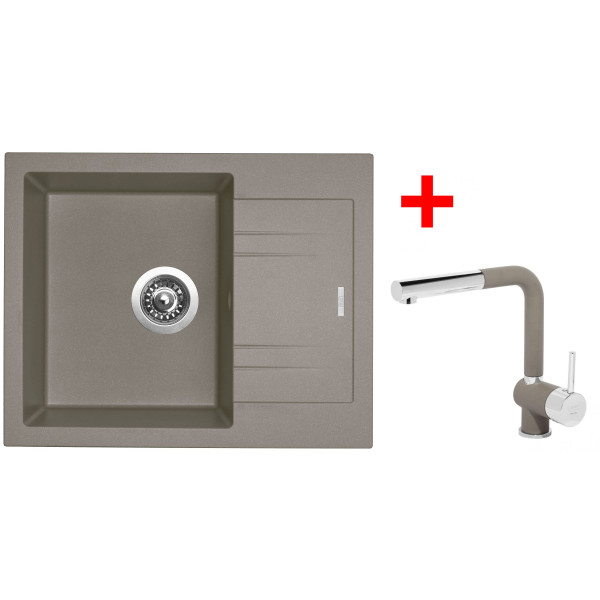 Sinks LINEA 600 Truffle + Mix 3 P GR