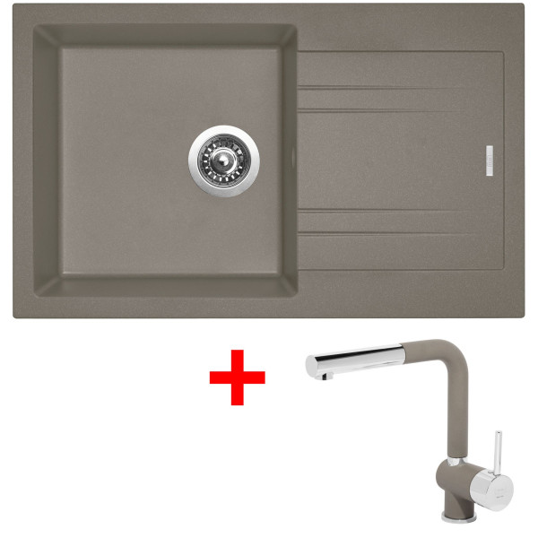 Sinks LINEA 780 Truffle + Mix 3 P GR