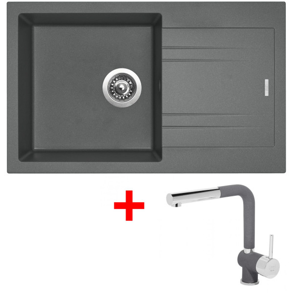 Sinks LINEA 780 Titanium + Mix 3 P GR