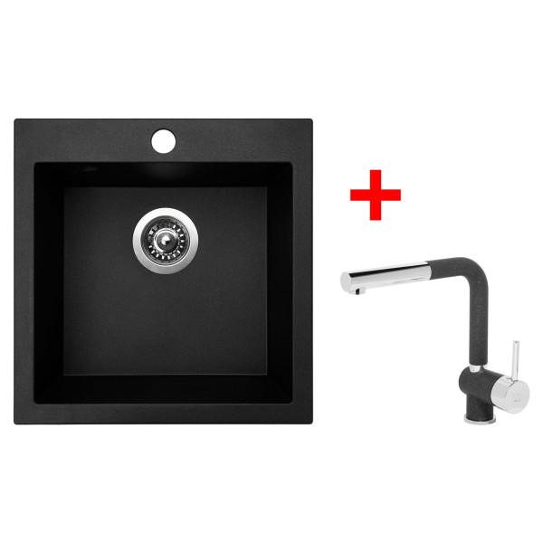 Sinks VIVA 455 Granblack + Mix 3 P GR