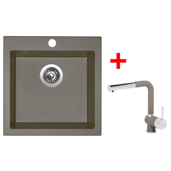 Sinks VIVA 455 Truffle + Mix 3 P GR
