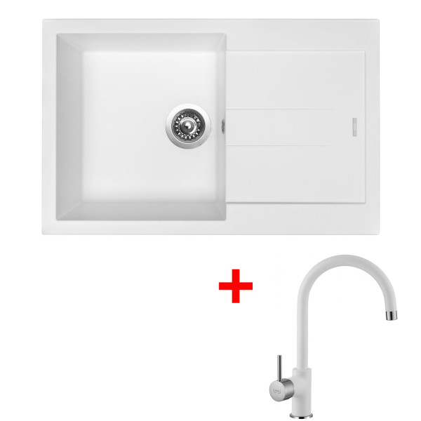 Sinks AMANDA 780 Milk + Vitalia GR