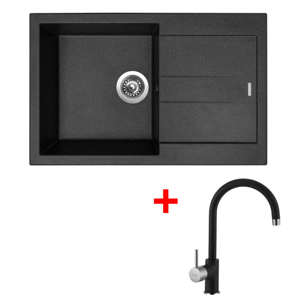 Sinks AMANDA 780 Granblack + Vitalia GR