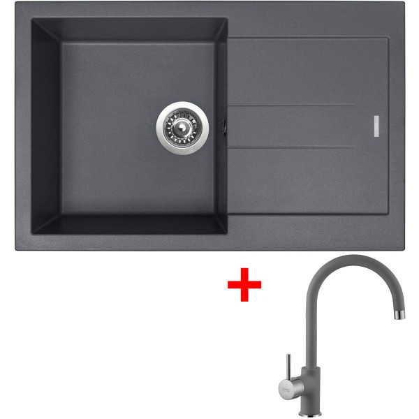 Sinks AMANDA 780 Titanium + Vitalia GR