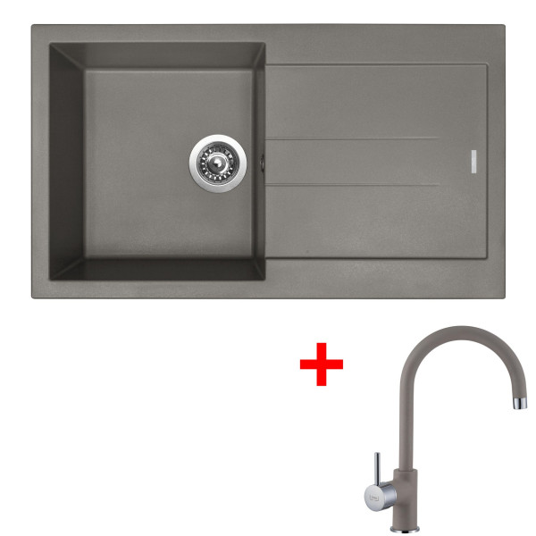 Sinks AMANDA 860 Truffle + Vitalia GR