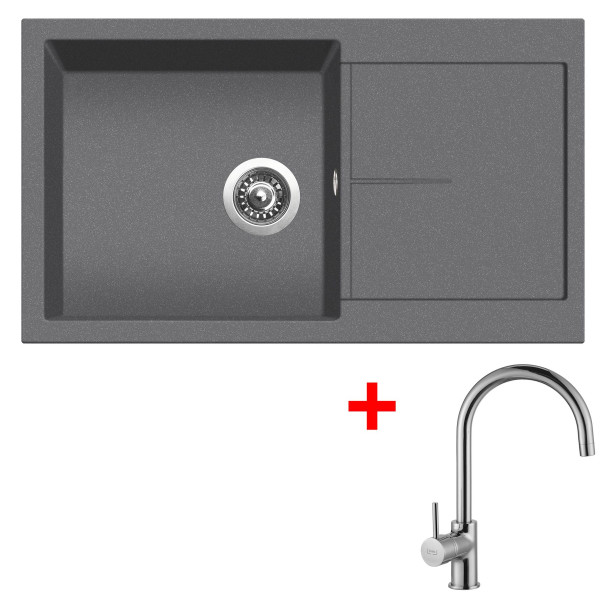 Sinks INFINITY 860 Titanium + Vitalia