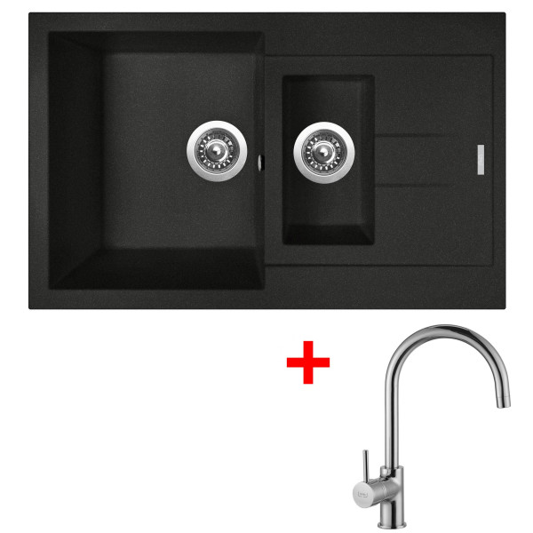 Sinks AMANDA 780.1 Metalblack + Vitalia