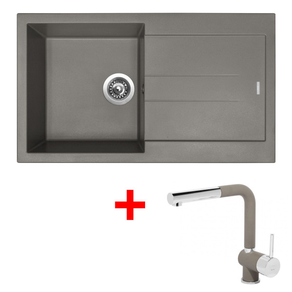 Sinks AMANDA 860 Truffle + Mix 3 P GR