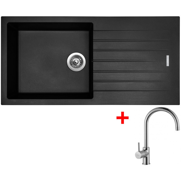 Sinks PERFECTO 1000 Pureblack + Vitalia