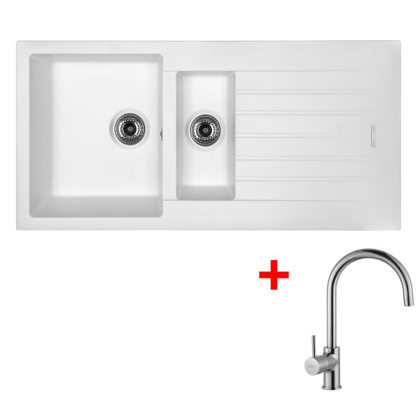 Sinks PERFECTO 1000.1 Milk + Vitalia
