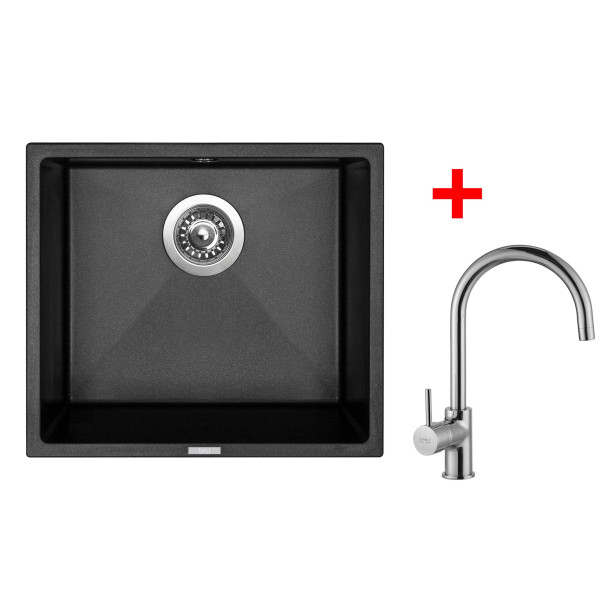 Sinks FRAME 457 Metalblack + Vitalia
