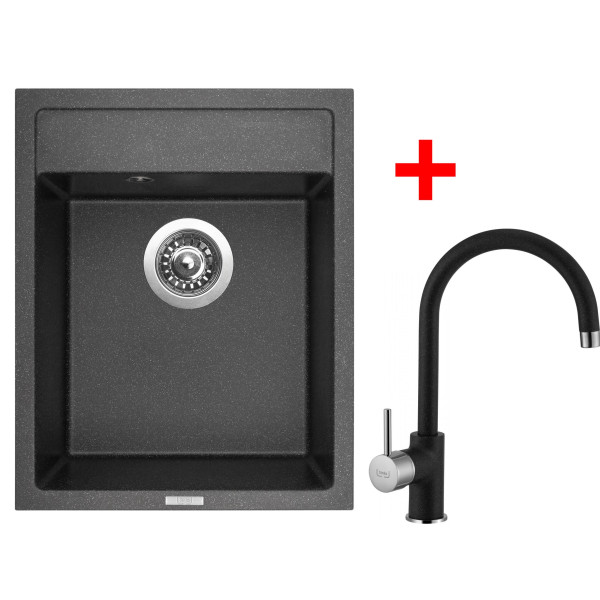 Sinks CLASSIC 400 Granblack + Vitalia GR
