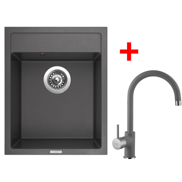 Sinks CLASSIC 400 Titanium + Vitalia GR