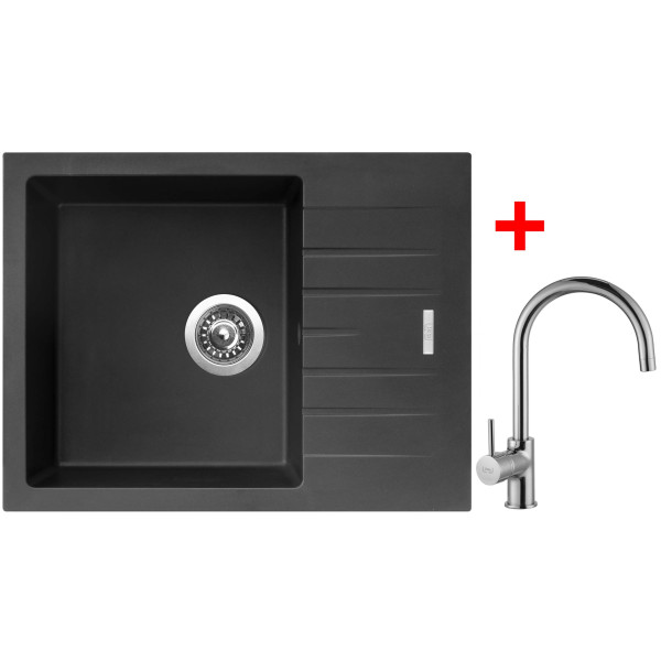 Sinks PERFECTO 650 Pureblack + Vitalia