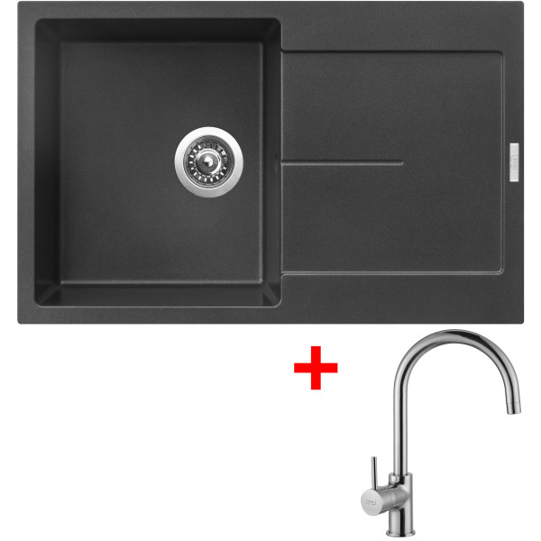 Sinks ULTIMA 790 Metalblack + Vitalia