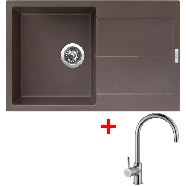 Sinks ULTIMA 790 Marone + Vitalia