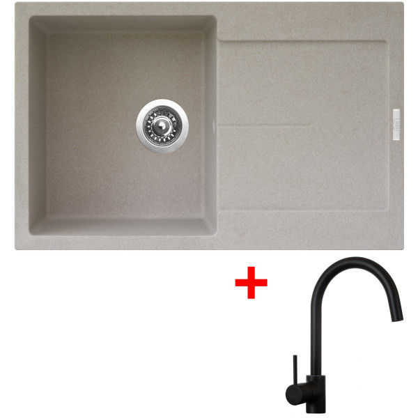 Sinks ULTIMA 790 Avena + Vitalia černá matná