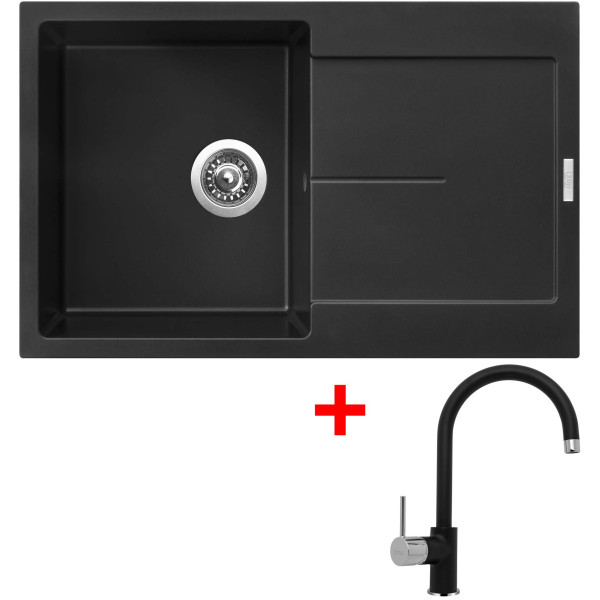 Sinks ULTIMA 790 Pureblack + Vitalia GR