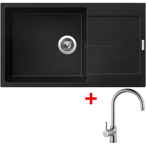 Sinks ULTIMA 860 XXL Pureblack + Vitalia