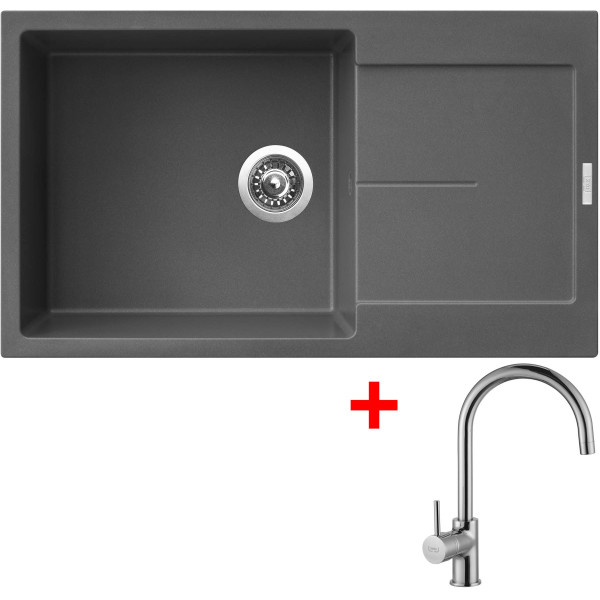 Sinks ULTIMA 860 XXL Titanium + Vitalia