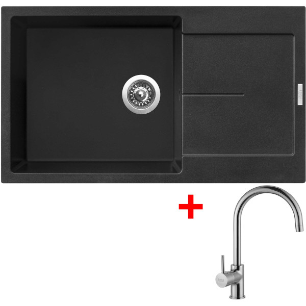 Sinks ULTIMA 860 XXL Metalblack + Vitalia