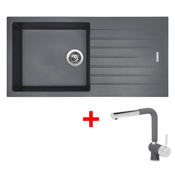 Sinks PERFECTO 1000 Titanium + Mix 3 P GR