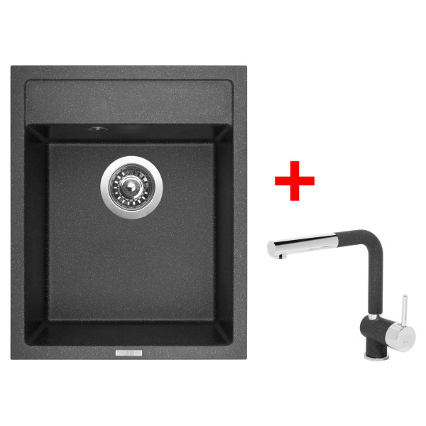 Sinks CLASSIC 400 Granblack + Mix 3 P GR