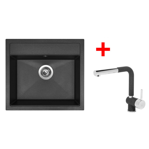 Sinks SOLO 560 Granblack + Mix 3 P GR