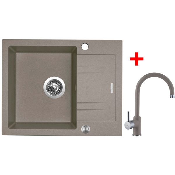 Sinks LINEA 600 XC Truffle + Vitalia GR
