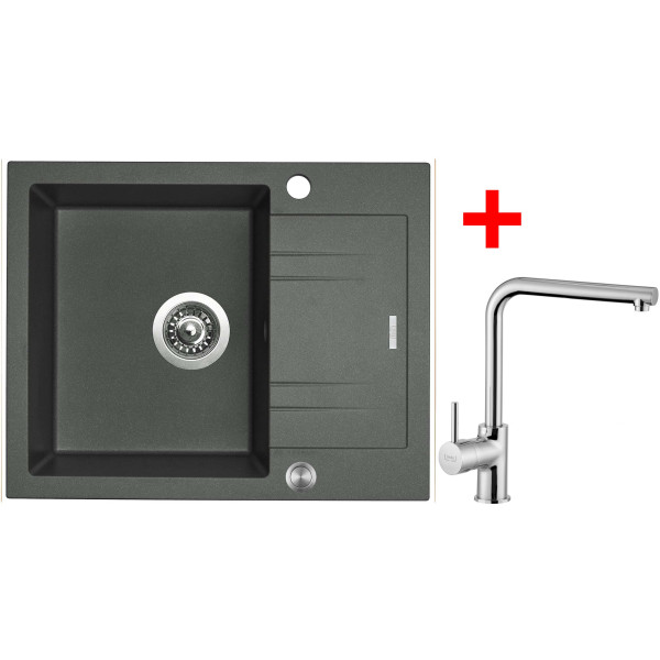 Sinks LINEA 600 XC Titanium + Elka