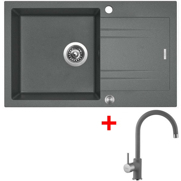 Sinks LINEA 780 XC Titanium + Vitalia GR