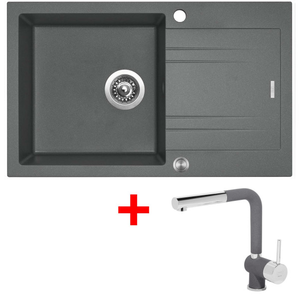 Sinks LINEA 780 XC Titanium + Mix 3 P GR