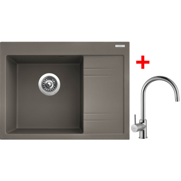 Sinks RIM 650 L Truffle + Vitalia