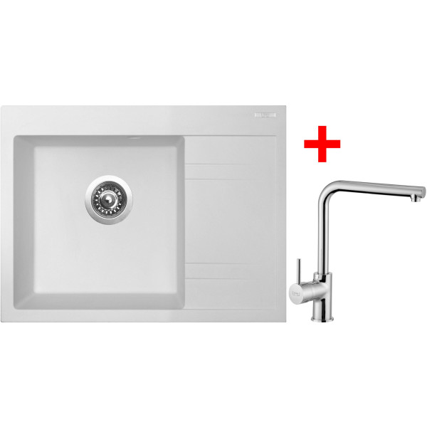 Sinks RIM 650 L Milk + Elka