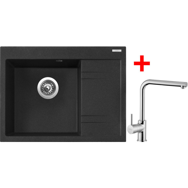 Sinks RIM 650 L Granblack + Elka