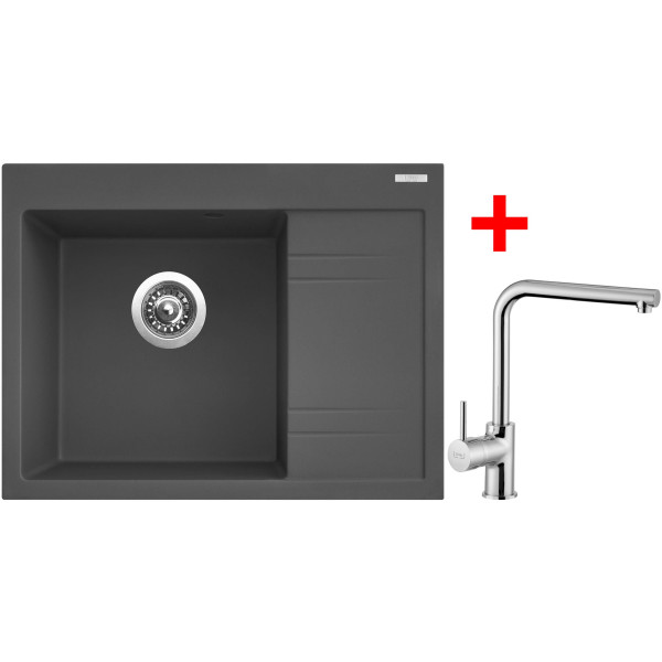 Sinks RIM 650 L Titanium + Elka