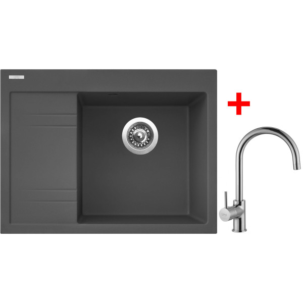 Sinks RIM 650 P Titanium + Vitalia