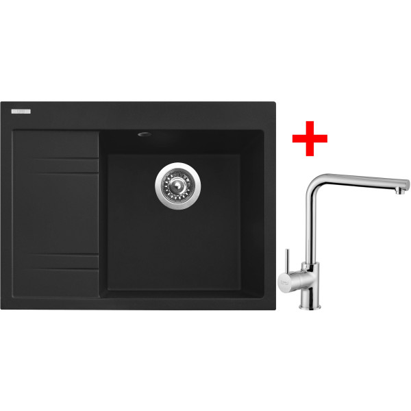 Sinks RIM 650 P Metalblack + Elka